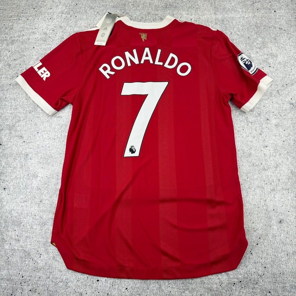 Cristiano Ronaldo Manchester United Adidas 21/21 Home Jersey NWT Authentic Men M